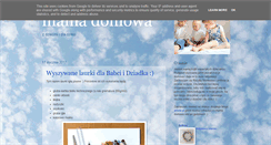 Desktop Screenshot of mamadomowa.pl
